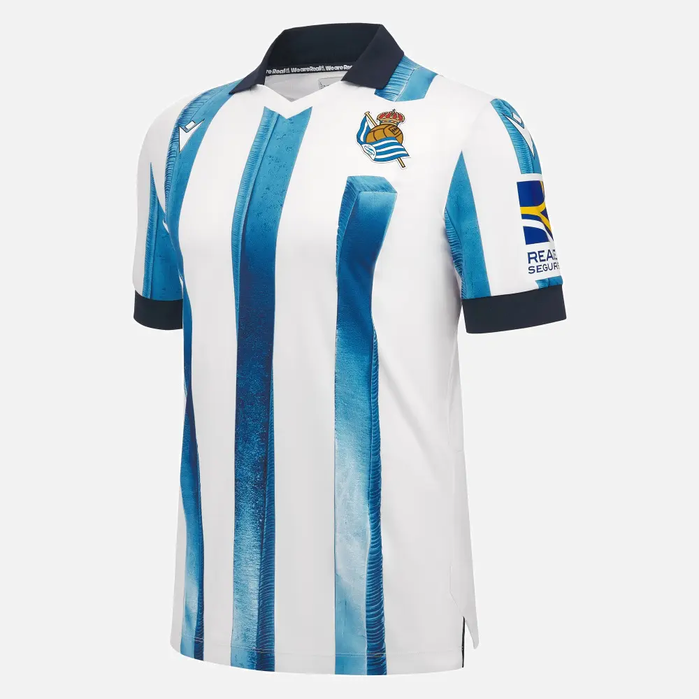Real Sociedad Maglia Casa 2023/24 - Blu e Bianco